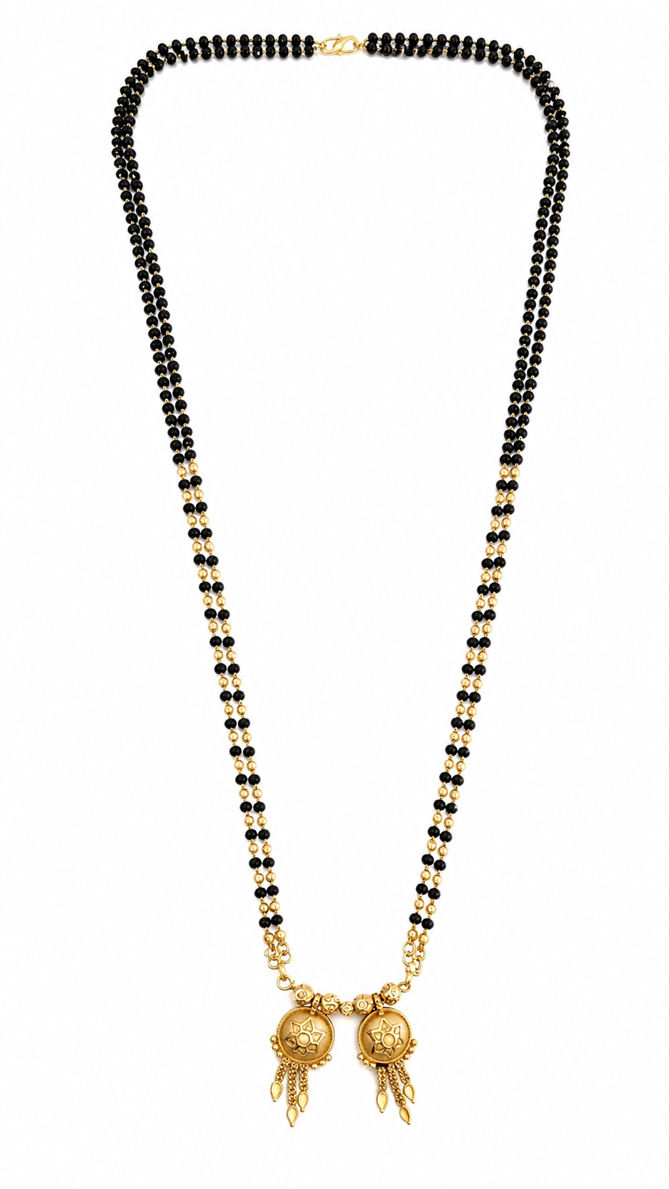 Elegant Long Dual Pendant Mangalsutra
