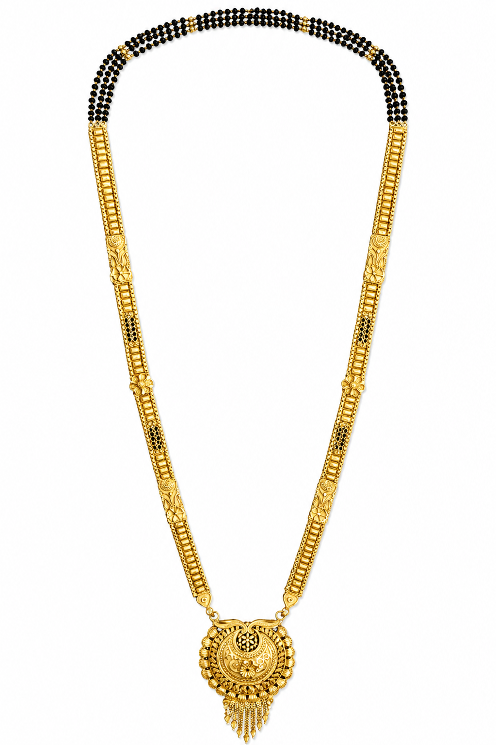 Heritage Floral Medallion Long Mangalsutra