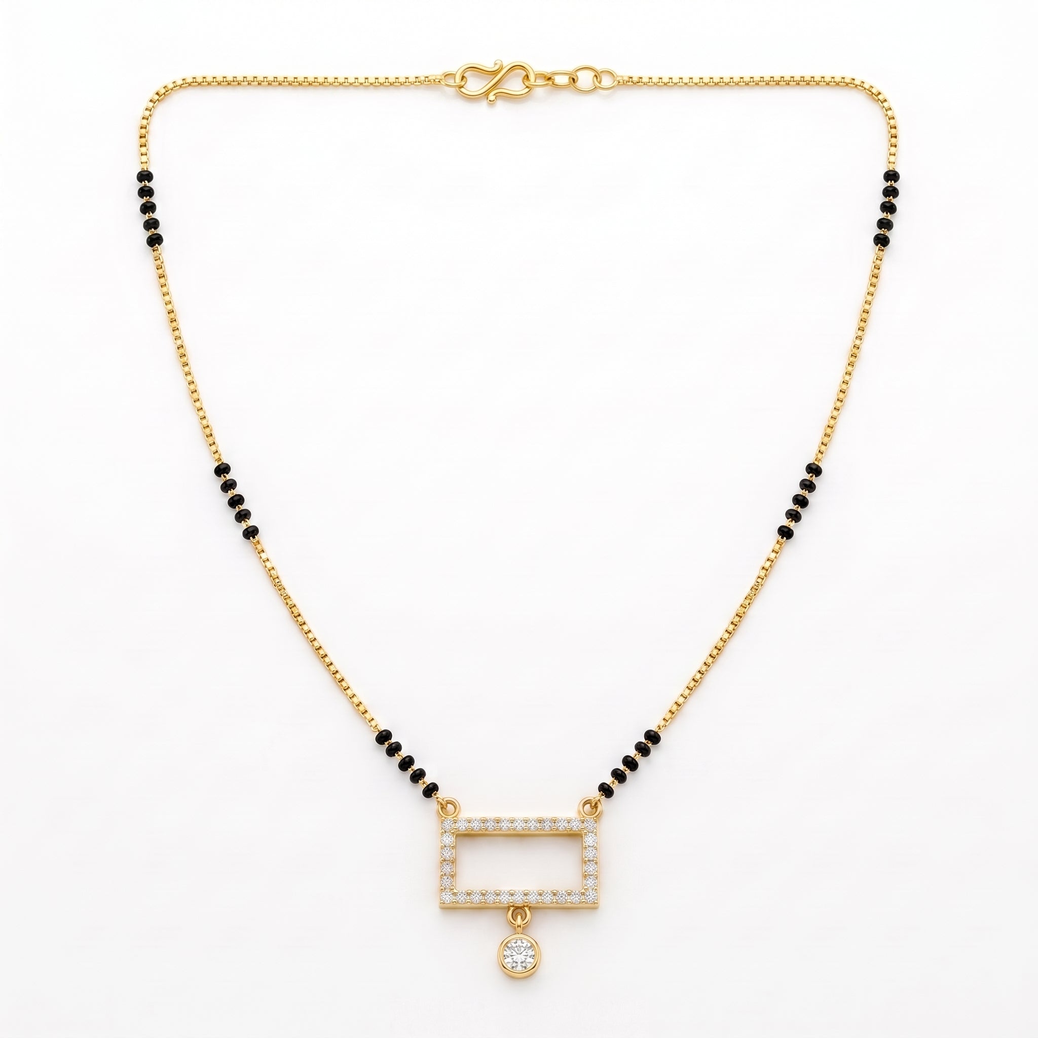 Geometric Frame Mangalsutra