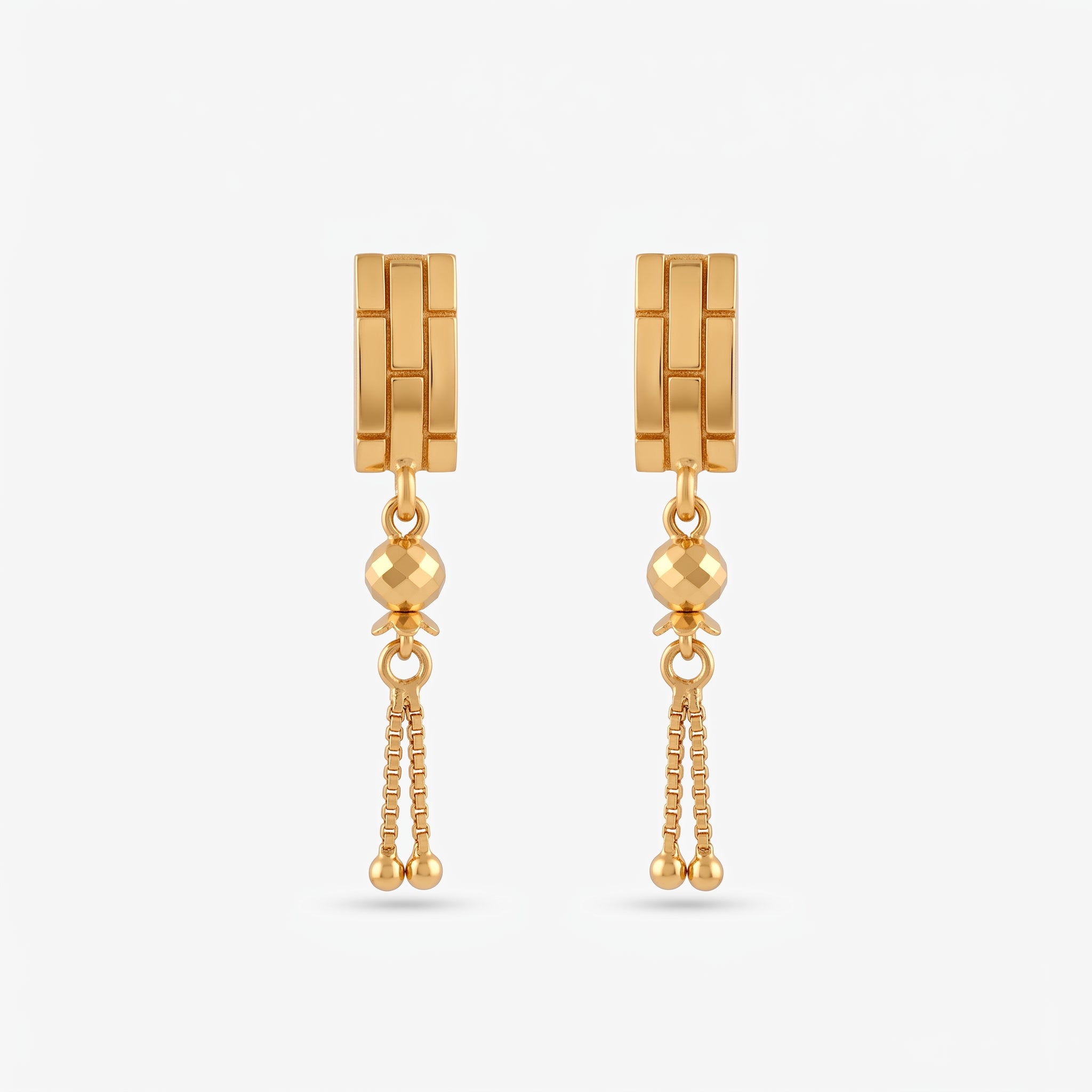 Geometric Tassel Drop Earrings Main image