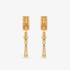 Geometric Tassel Drop Earrings
