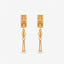 Geometric Tassel Drop Earrings