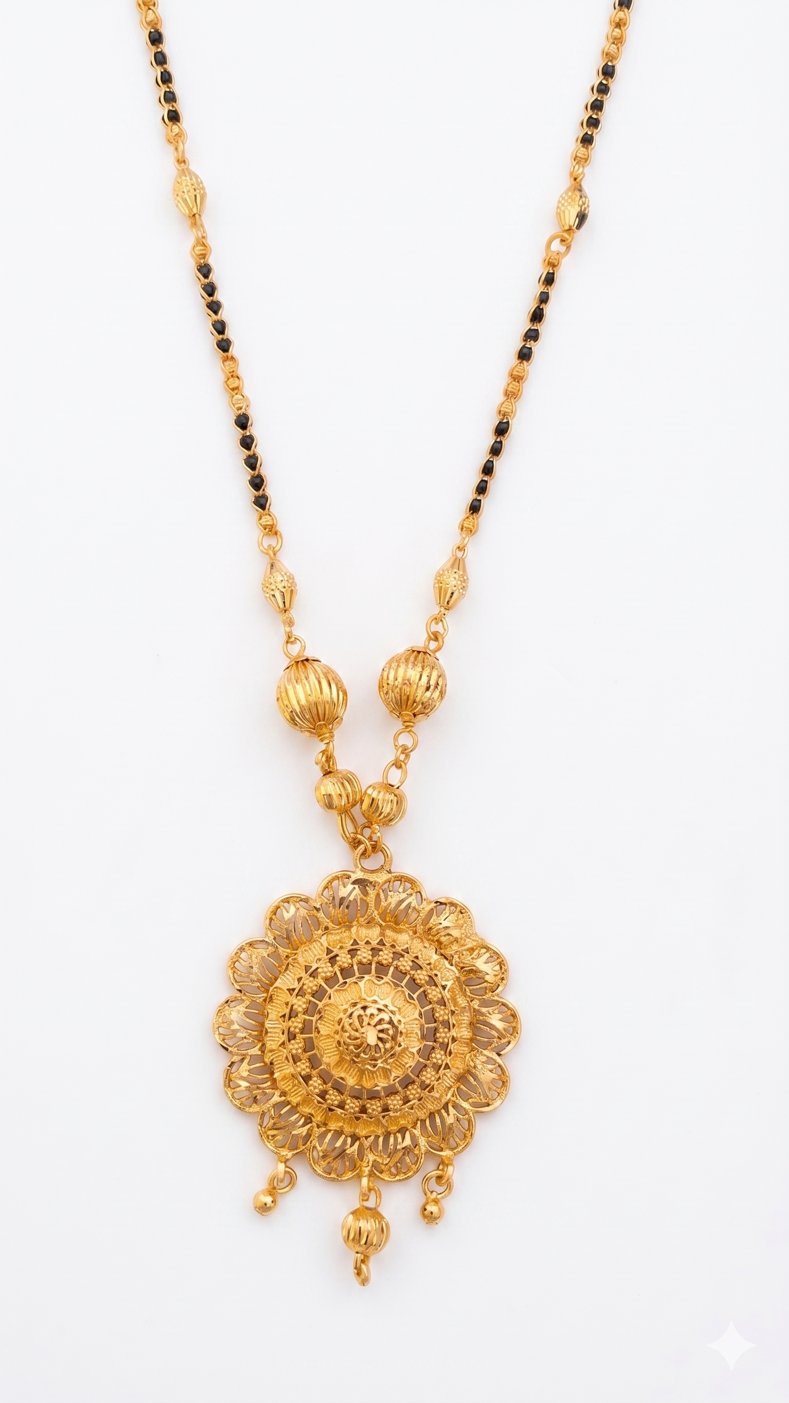 Elegant Floral Pendant Necklace