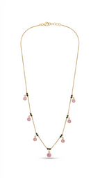 Pink Crystal  Style Necklace