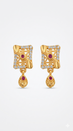 Ruby Drop Earrings