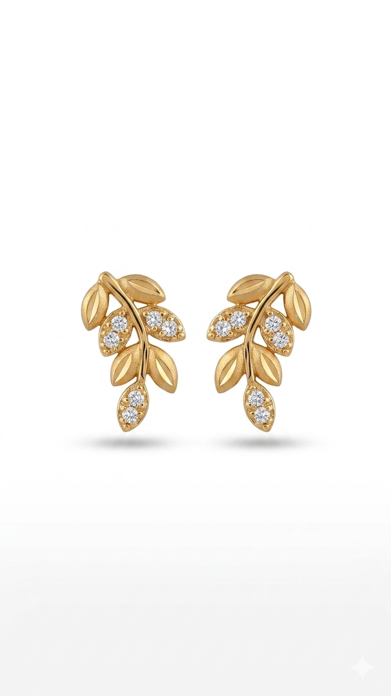 Leaf Stud Earrings Main image