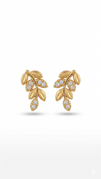Leaf Stud Earrings