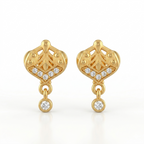 Classic Drop Stud Earrings