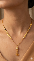 Elegant Traditional Drop Pendant Mangalsutra Necklace