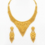 Royal Antique Gold Plated Necklace Set
