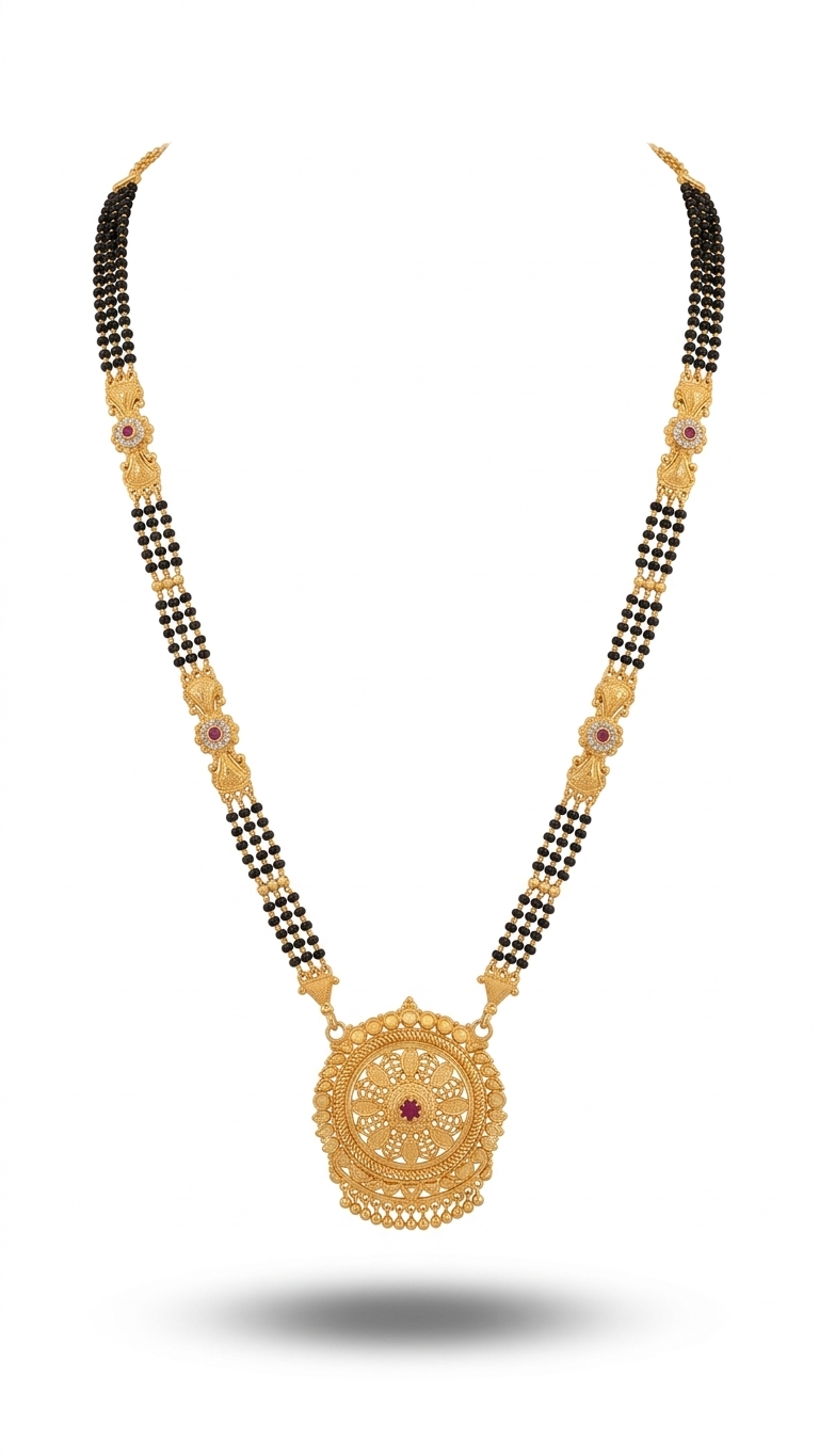 Aarohi Heritage Disc Mangalsutra