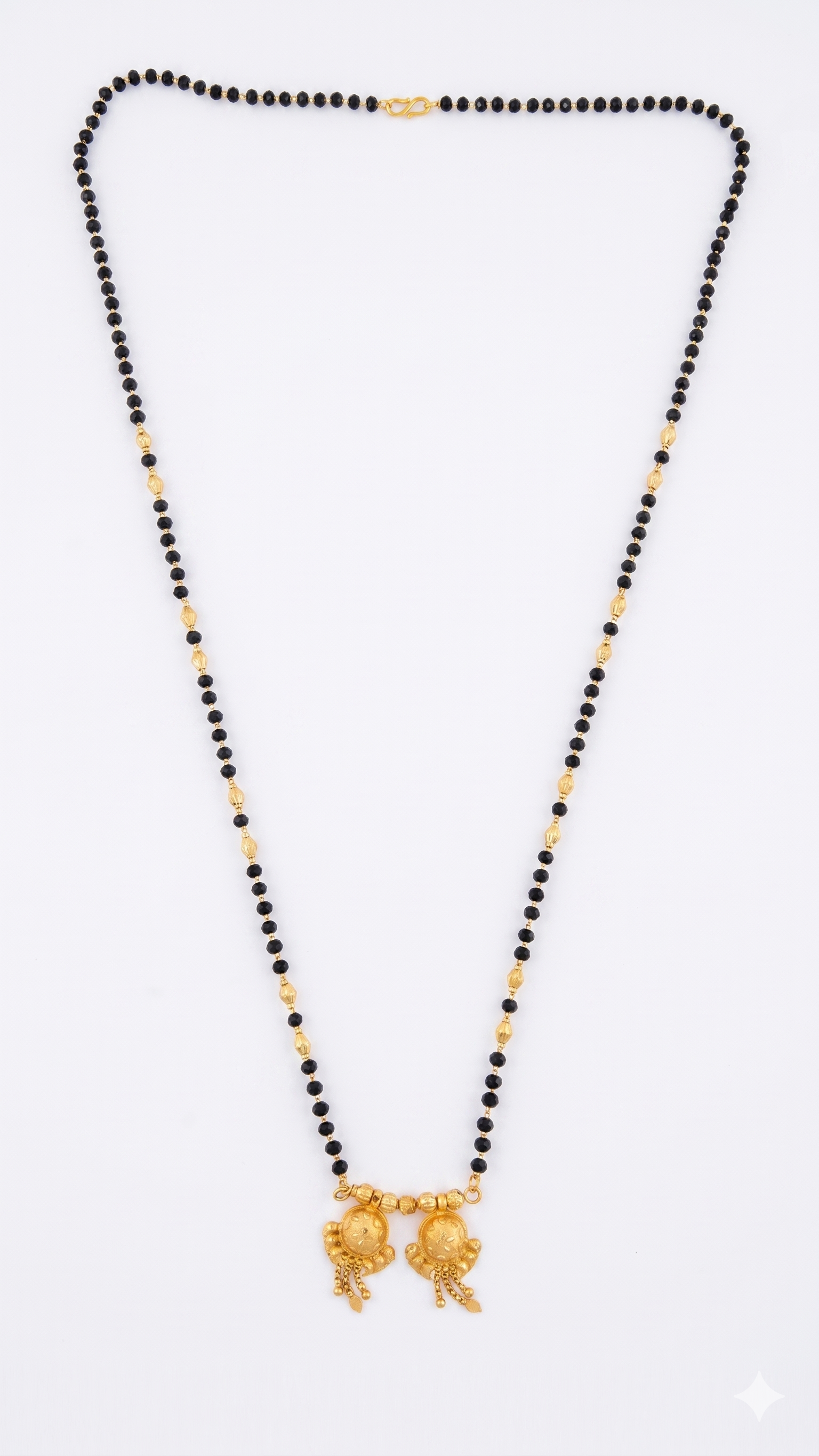 Traditional Long Dual Pendant Mangalsutra Secondary image