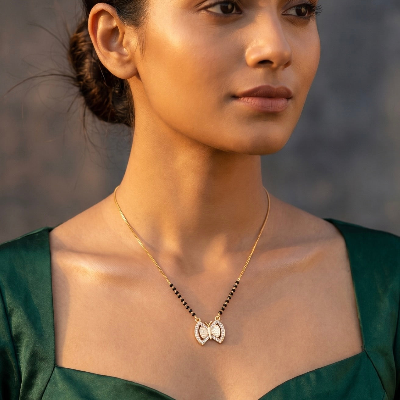 Golden Flutter Mangalsutra