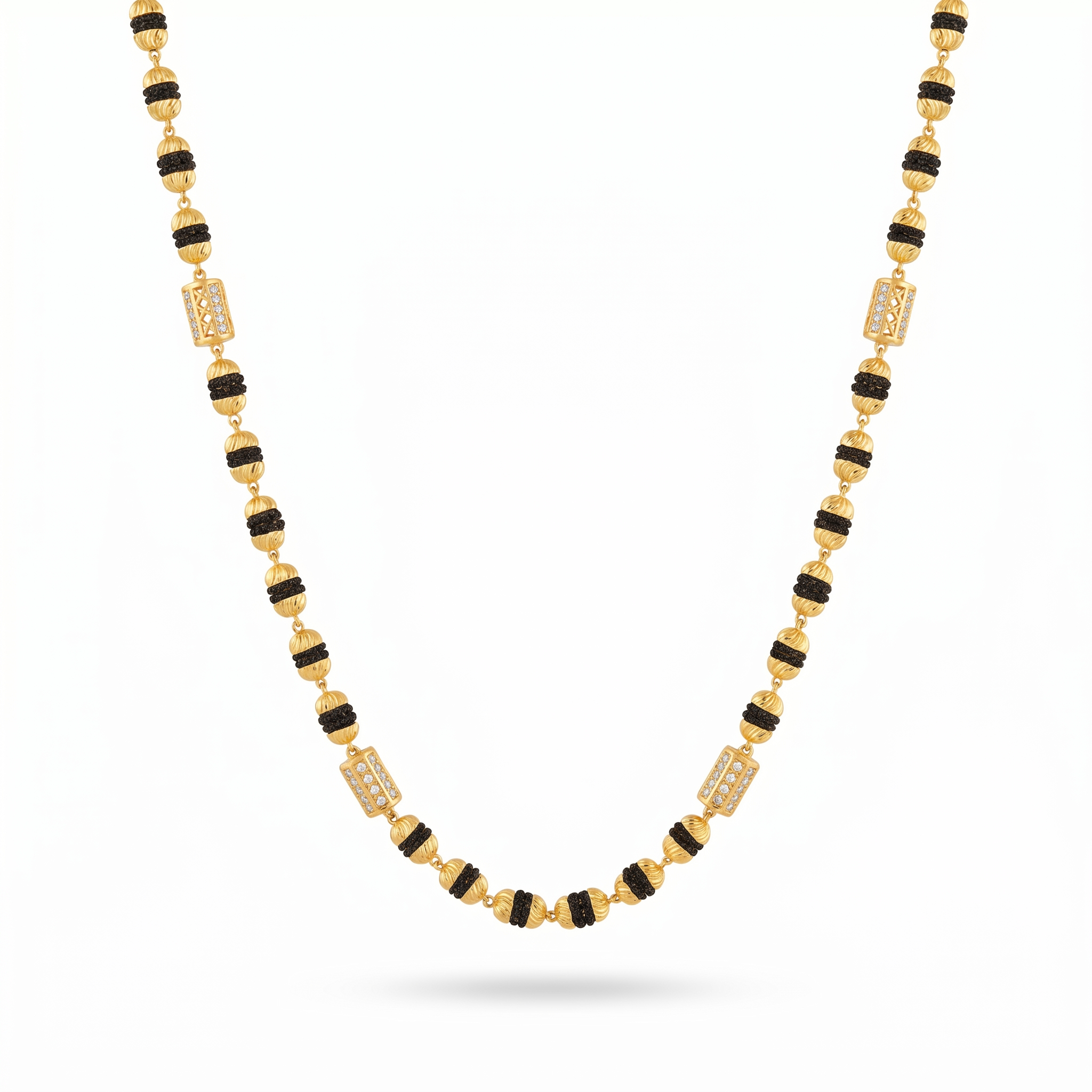 Veer Rudraksha Gold-Tone Mala