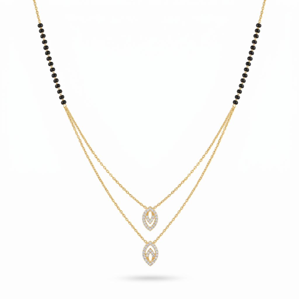 Radiant Leaf Duo Mangalsutra