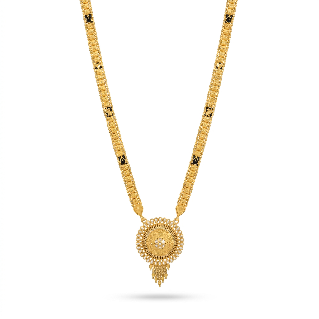 Akshaya Rajwadi Pendant Mangalsutra