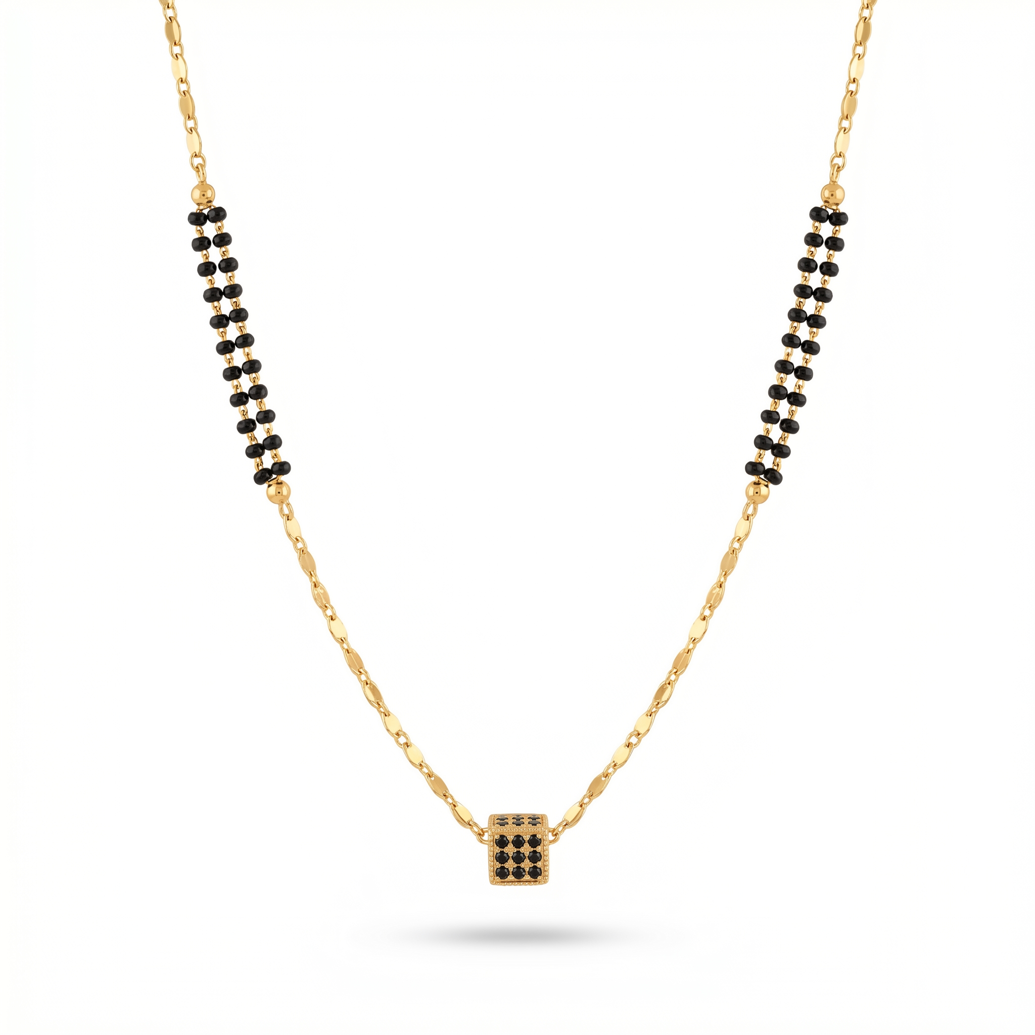 Mira Cube Charm Mangalsutra Main image