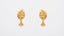 Golden Fern Drop Earrings