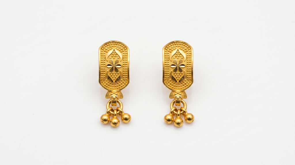 Royal Fleur Drop Earrings