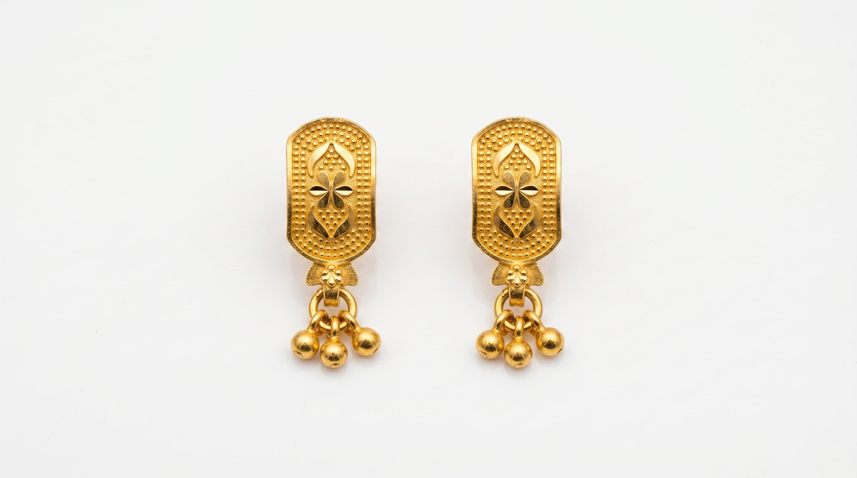 Royal Fleur Drop Earrings