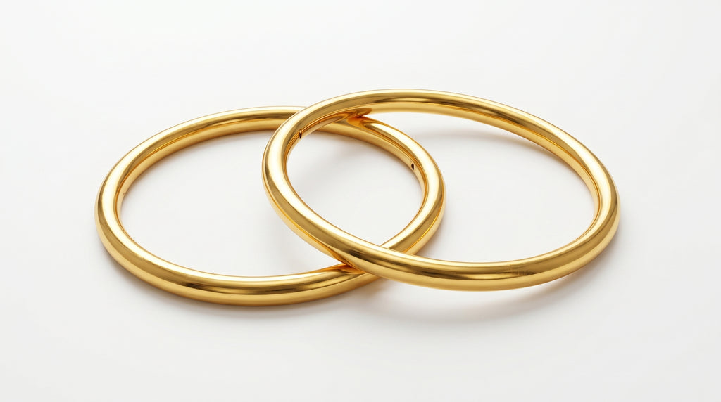 Golden Aura Sleek Bangles