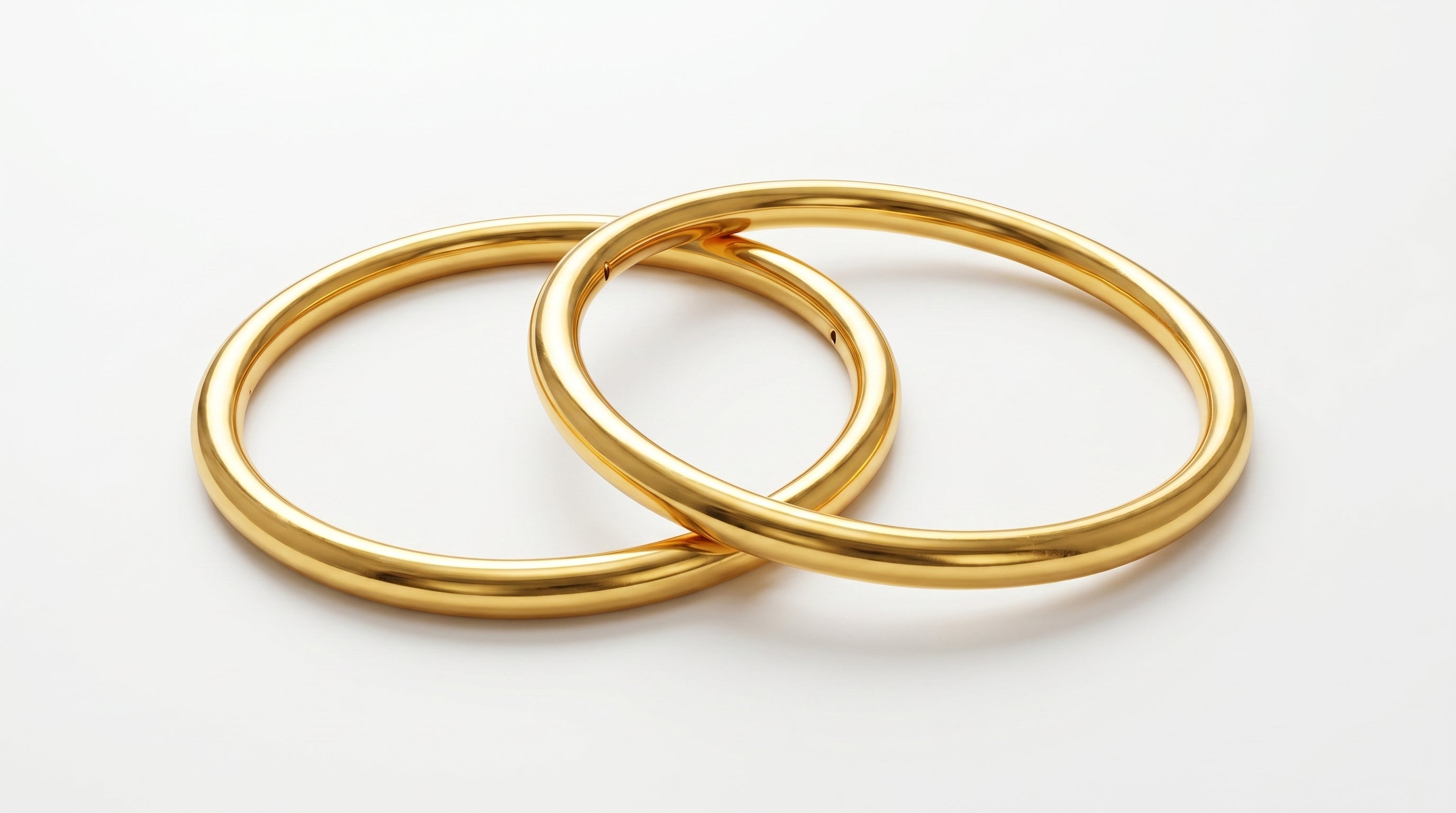 Golden Aura Sleek Bangles