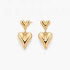 Double Heart Harmony Earrings