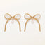 Golden Bow Earrings