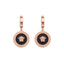 Medusa Greca Gold Drop Earrings