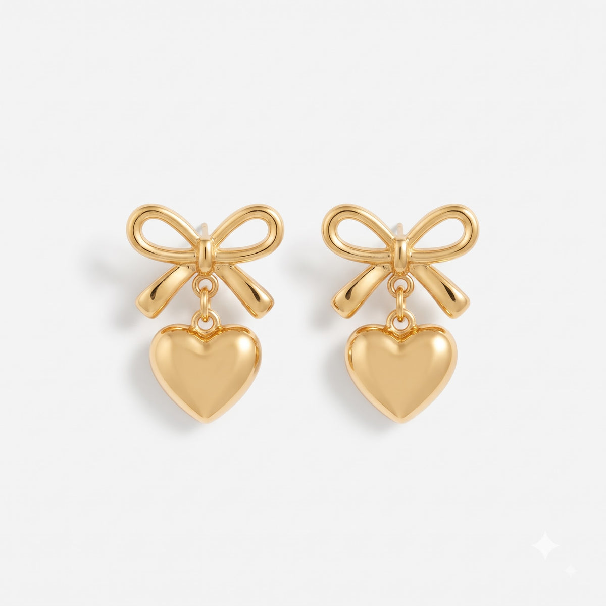 Heart Charm Earrings