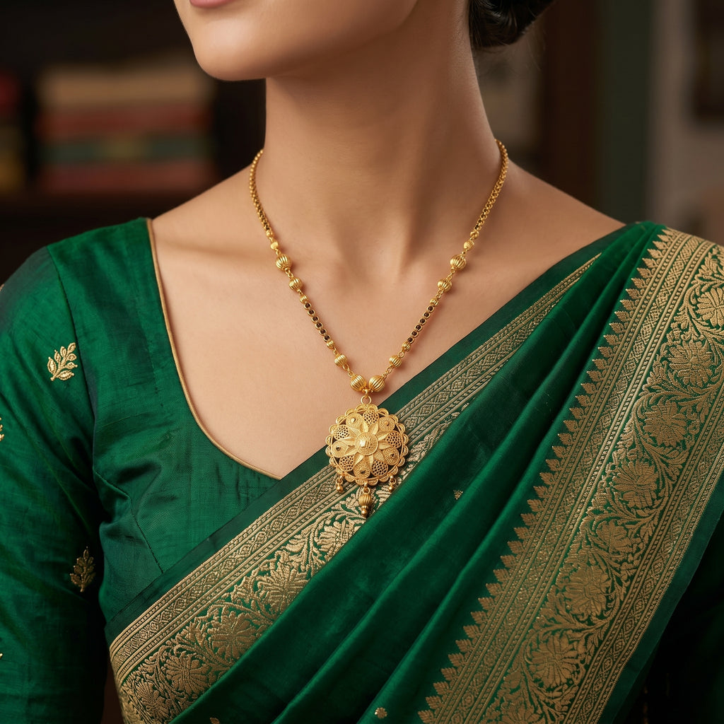 Floral Heritage Mangalsutra