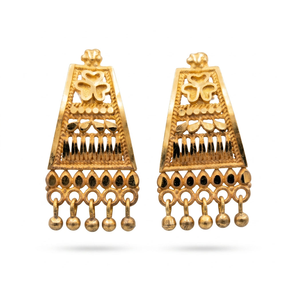 Heritage Charm Dangle Earrings