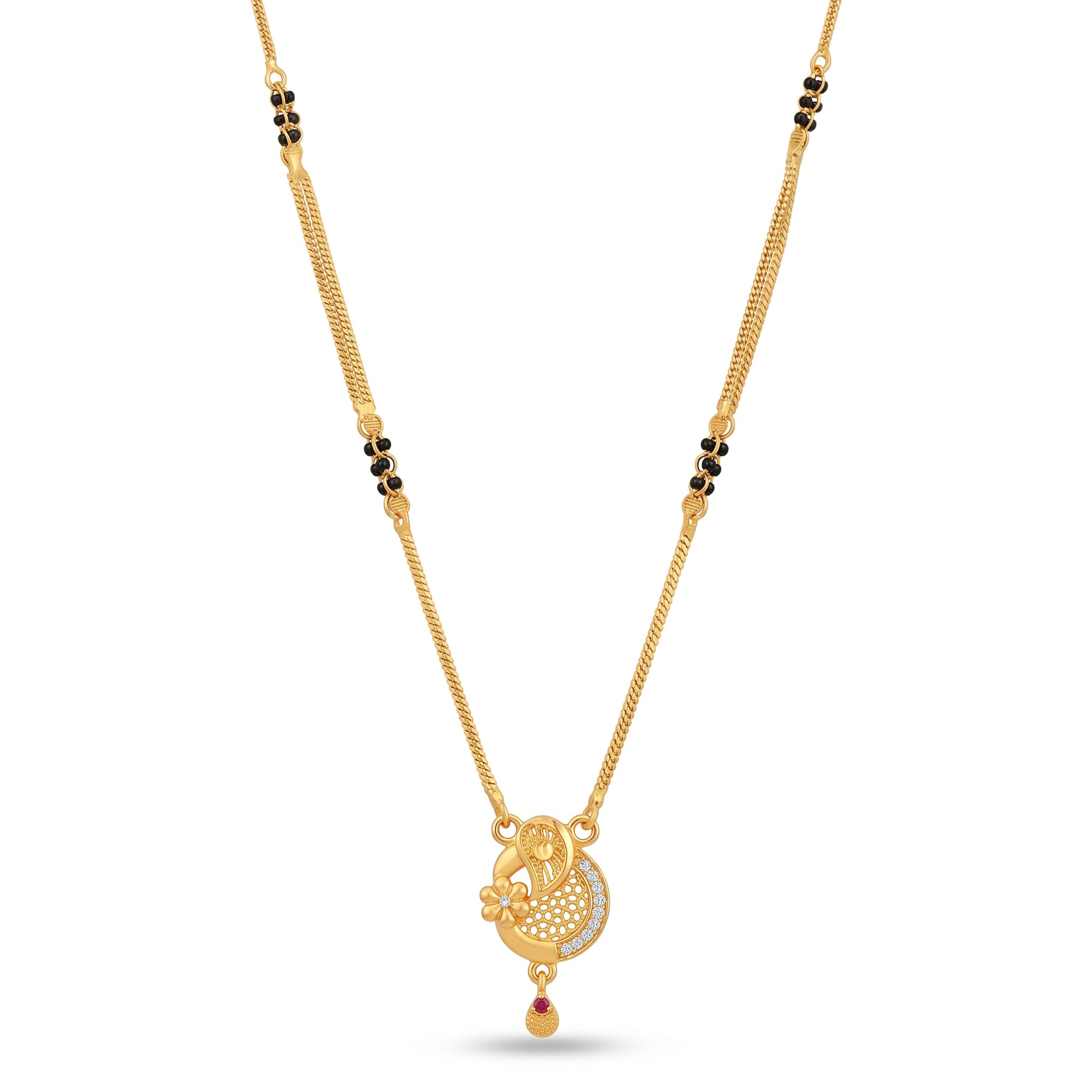 Floral Paisley Mangalsutra