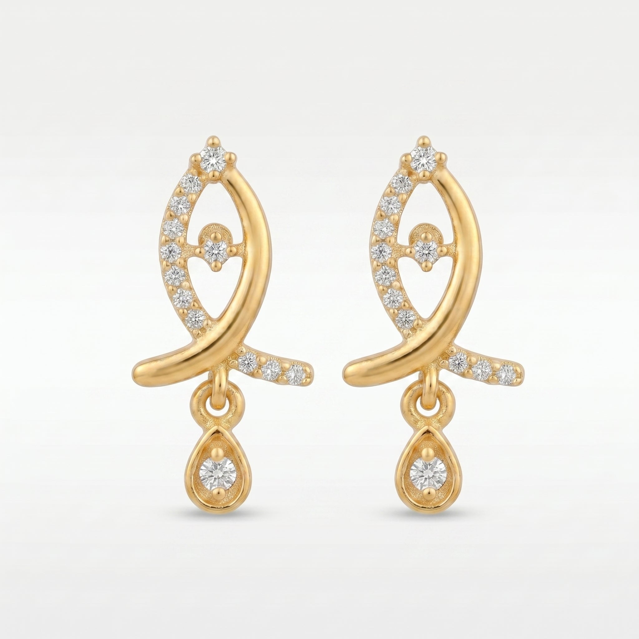 Leaf Drop Earrings