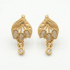 Elegant Leaf Drop Earrings