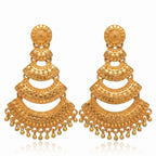 Royal Crescent Cascade Statement Earrings