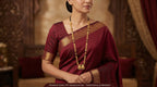 Aarvika Royale Long Mangalsutra – Premium 24K Gold Plated Traditional Necklace