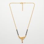 Royal Leaf Elegance 24K Gold Plated Premium Mangalsutra
