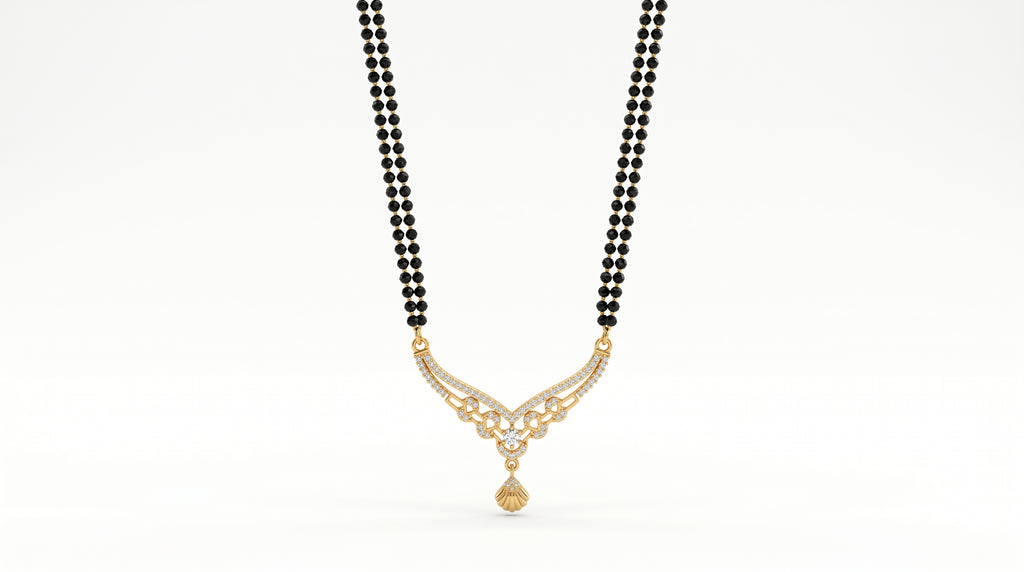 Noir Pearl Grace Mangalsutra