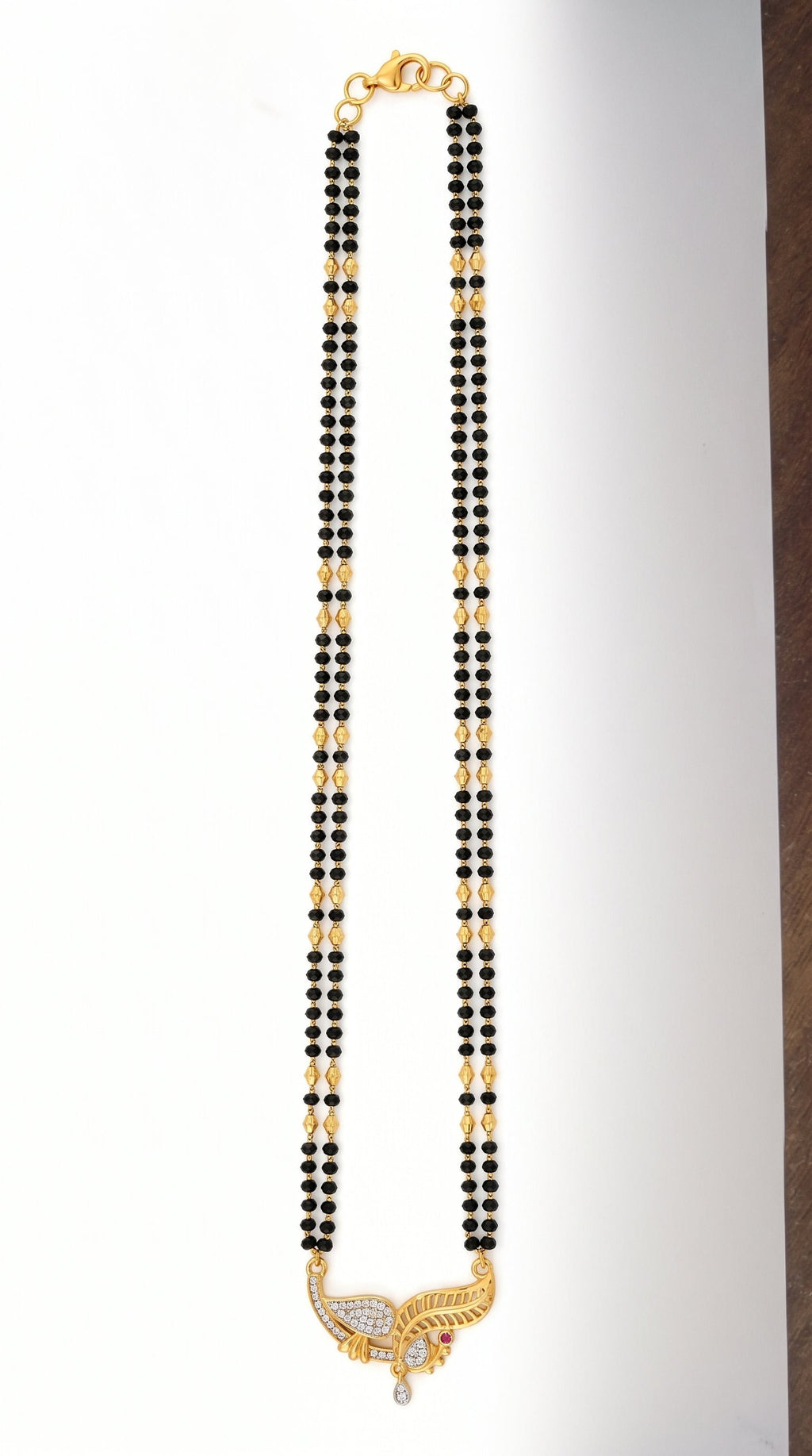 Golden Feather Dual-Line Mangalsutra