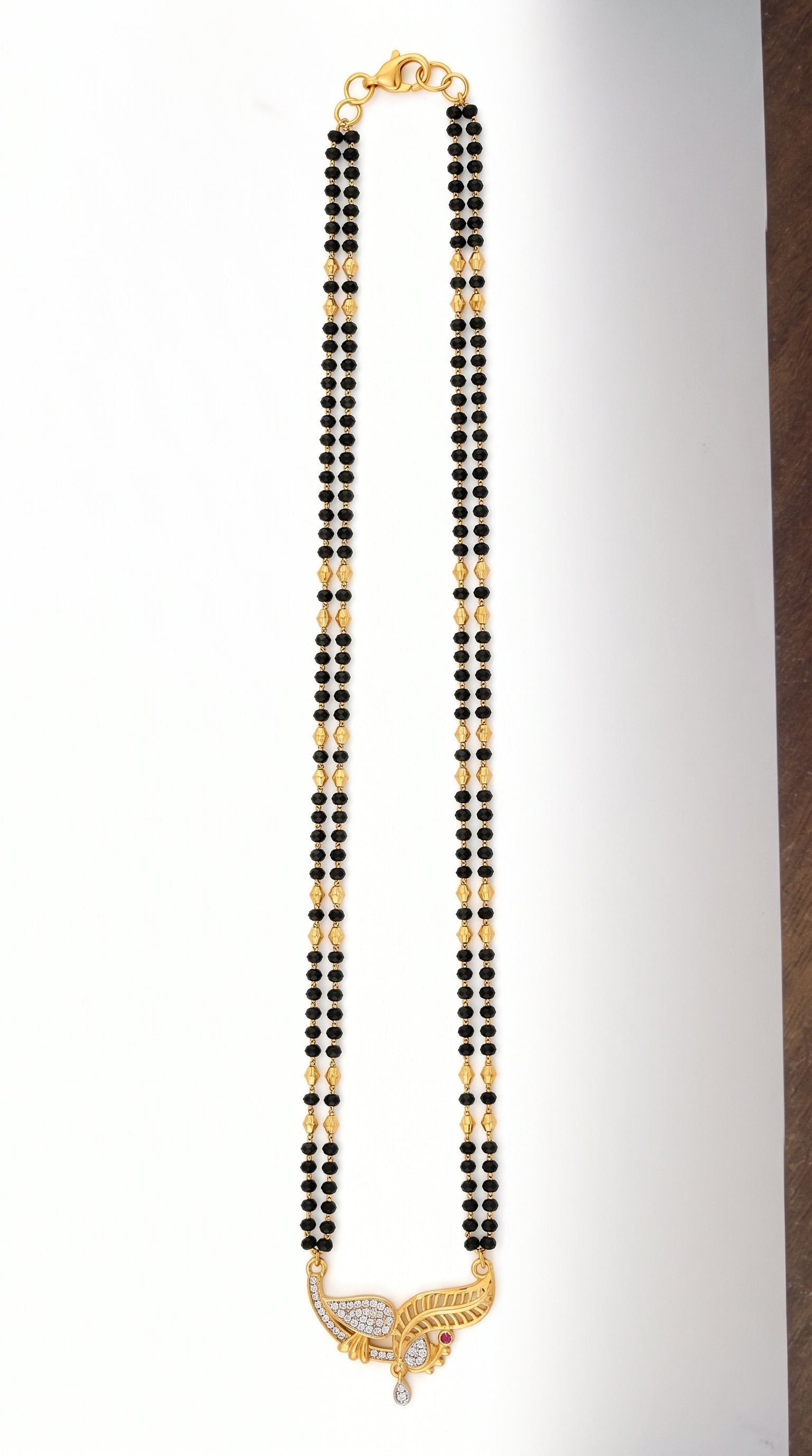 Golden Feather Dual-Line Mangalsutra
