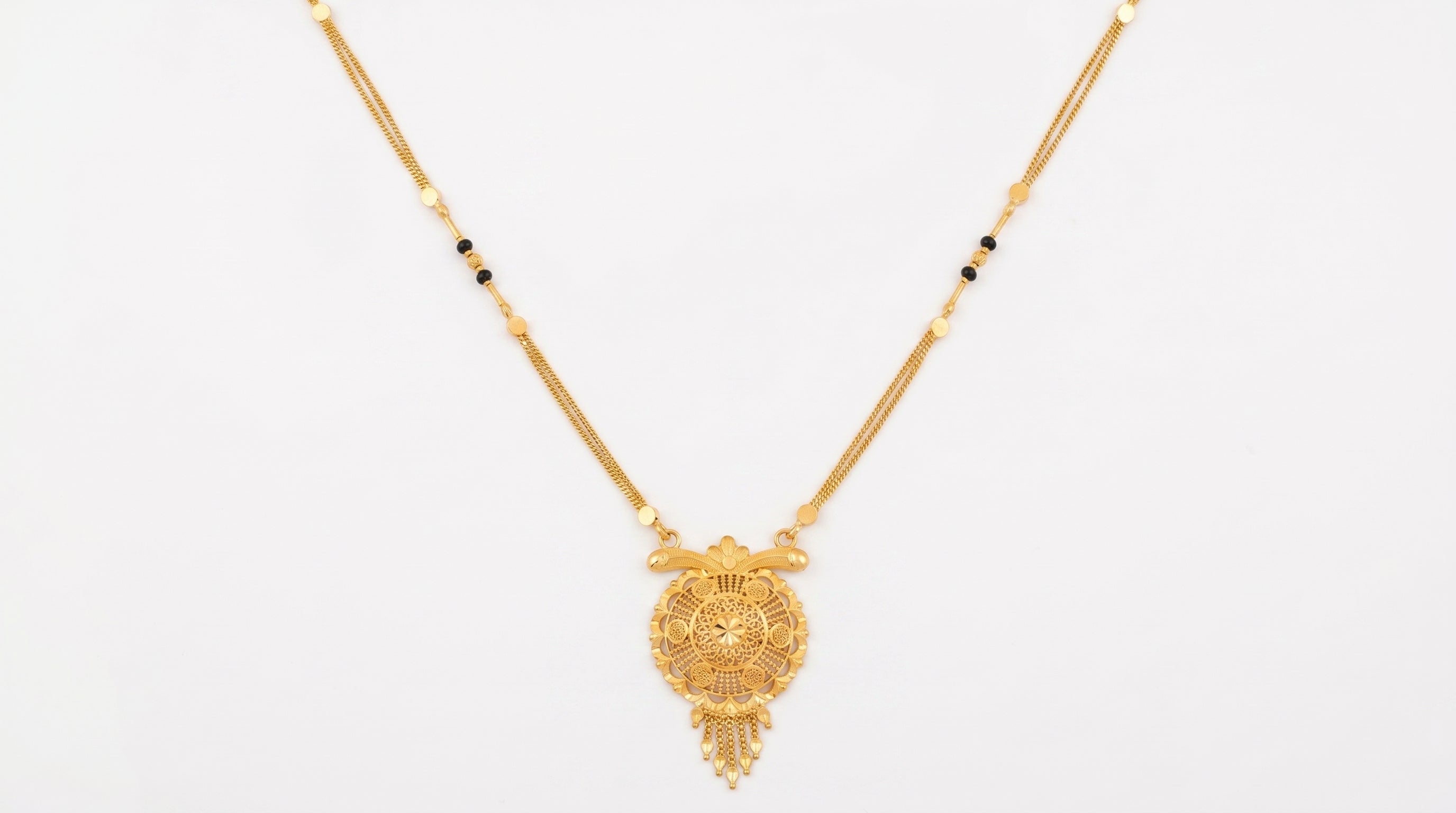 Aarohi Royale Twin-Bead Long Mangalsutra Main image