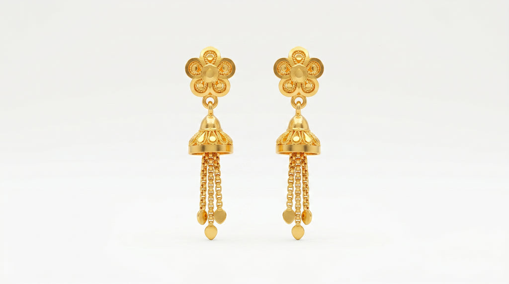 Maharani Bloom Drop Earrings