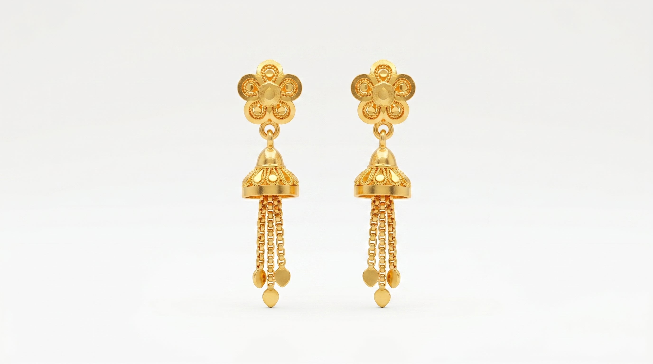 Maharani Bloom Drop Earrings