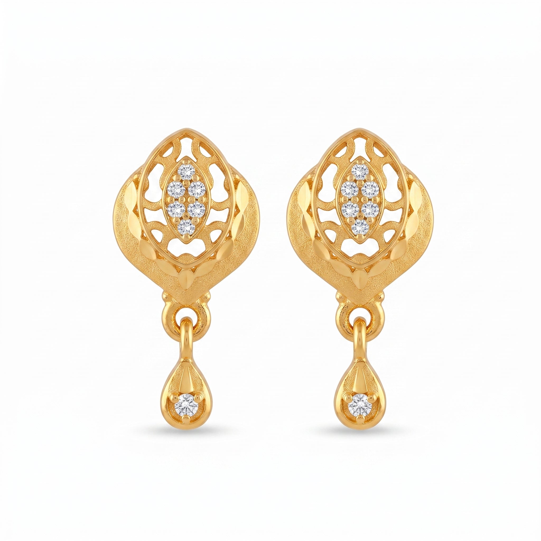 Aurelia Leaf Diamond Drops