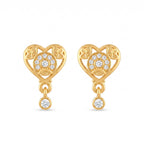 Celestial Heart Sparkle Earrings
