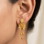 Royal Lotus Cascade Earrings
