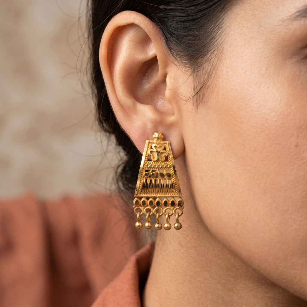 Heritage Charm Dangle Earrings