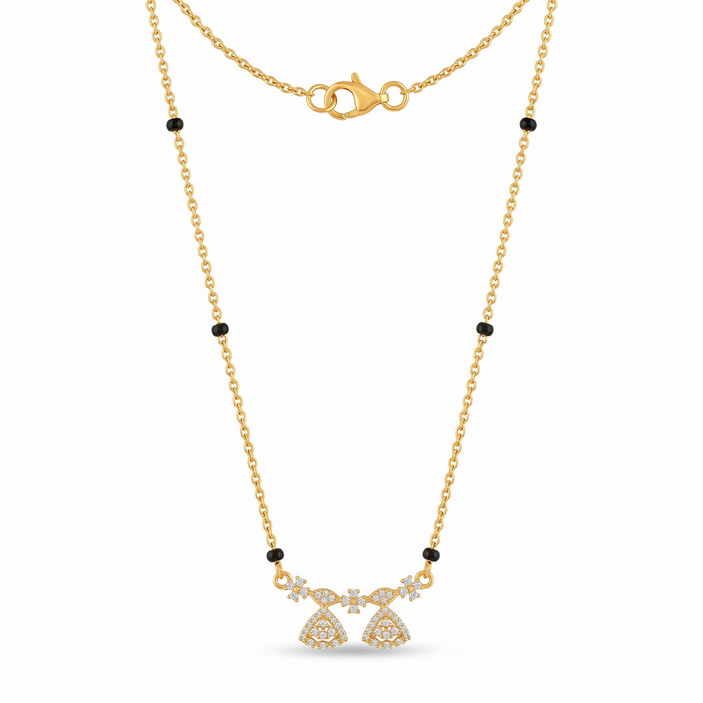 Twin Blossom Grace Mangalsutra