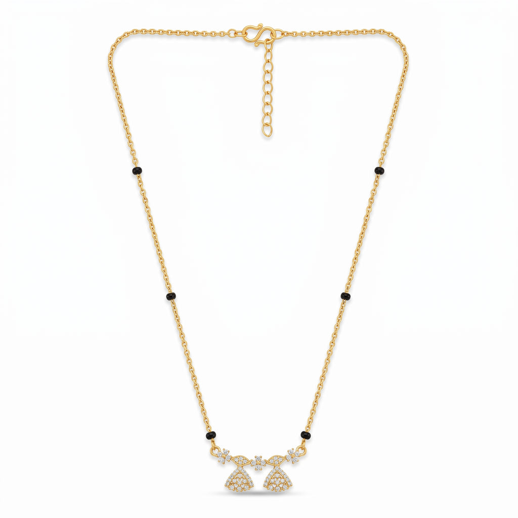 Twin Blossom Grace Mangalsutra